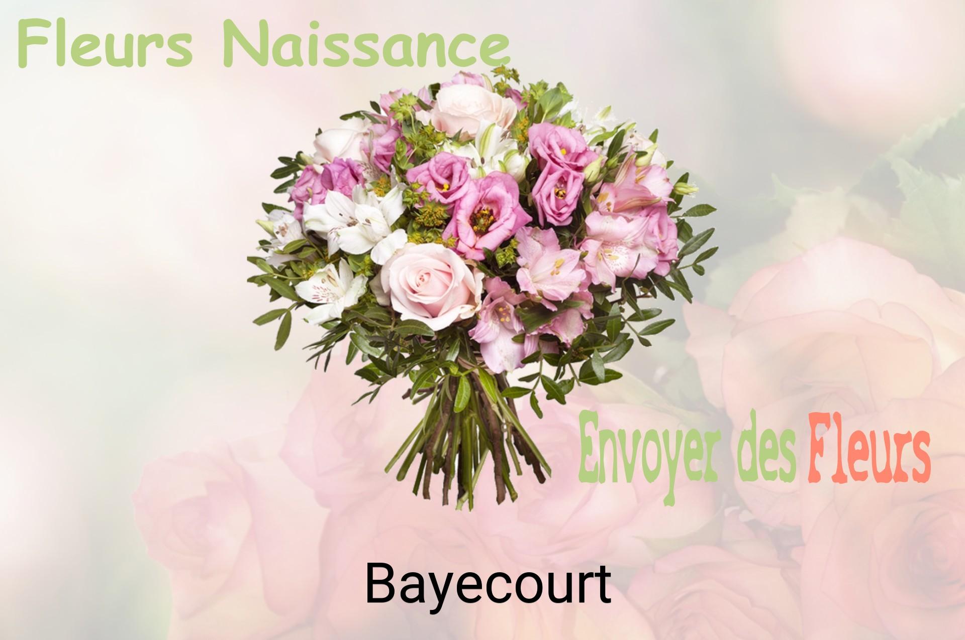 Bouquet de fleurs de naissance livré à Bayecourt